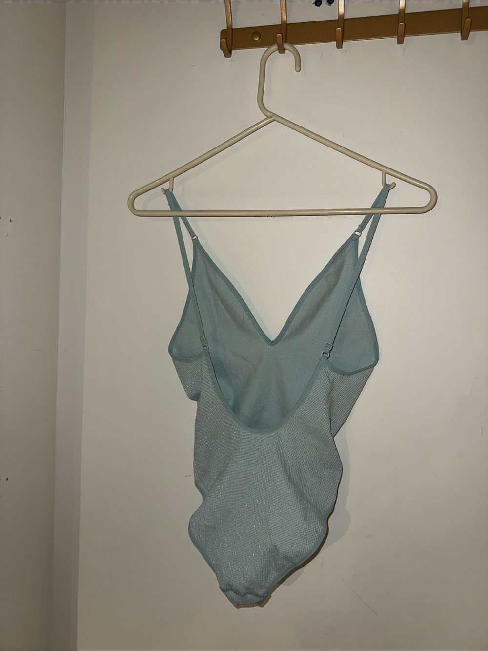 Light Blue Shimmery Bodysuit